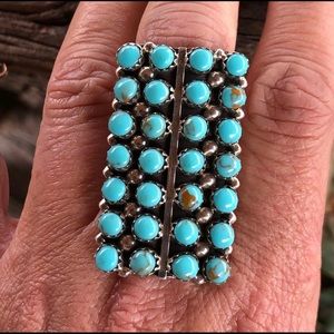 💠Authentic Kingman Turquoise Zuni Ring💠